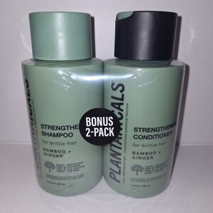 Plantanicals Bamboo & Ginger Strengthening Shampoo & Conditioner 11.8 oz Each